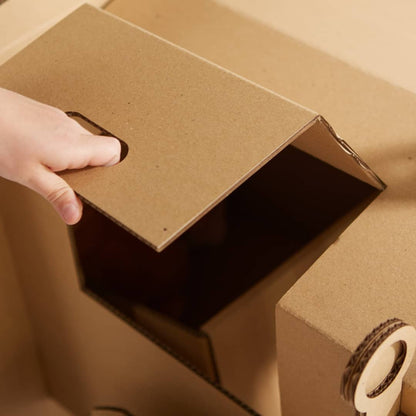 como hacer un carro de carton para niños